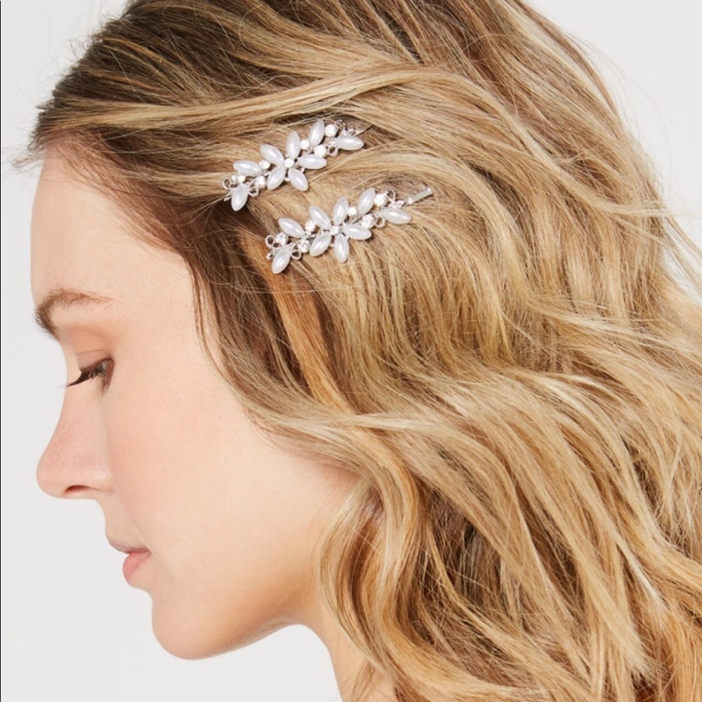 INC International Concepts Pearl Wedding Bridal Hair Pins Accessories